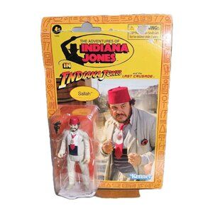 Indiana Jones Retro Collection Sallah 3.75" Action Figure Hasbro 2023